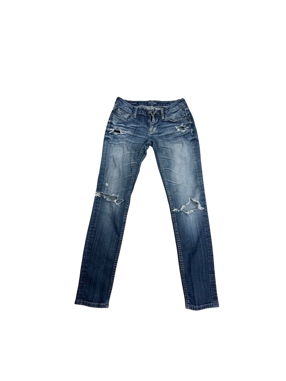 Vigross Denim Double Roll Cuff Skinny Jeans, W26